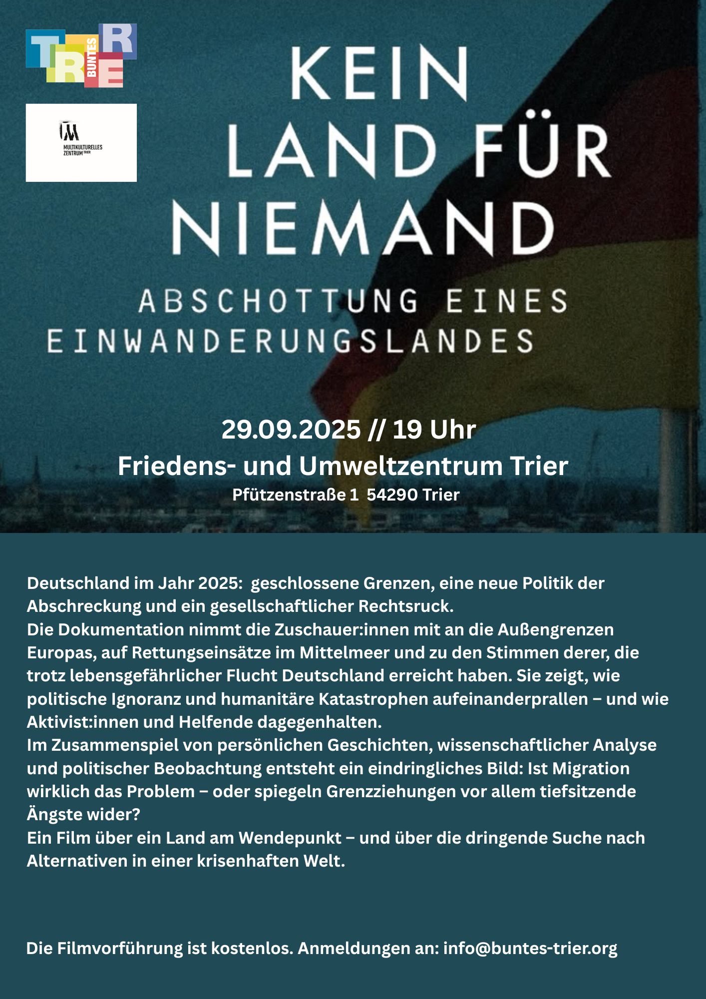 Filmvorfhrung 29092025 19 Uhr Friedens und Umweltzentrum Trier