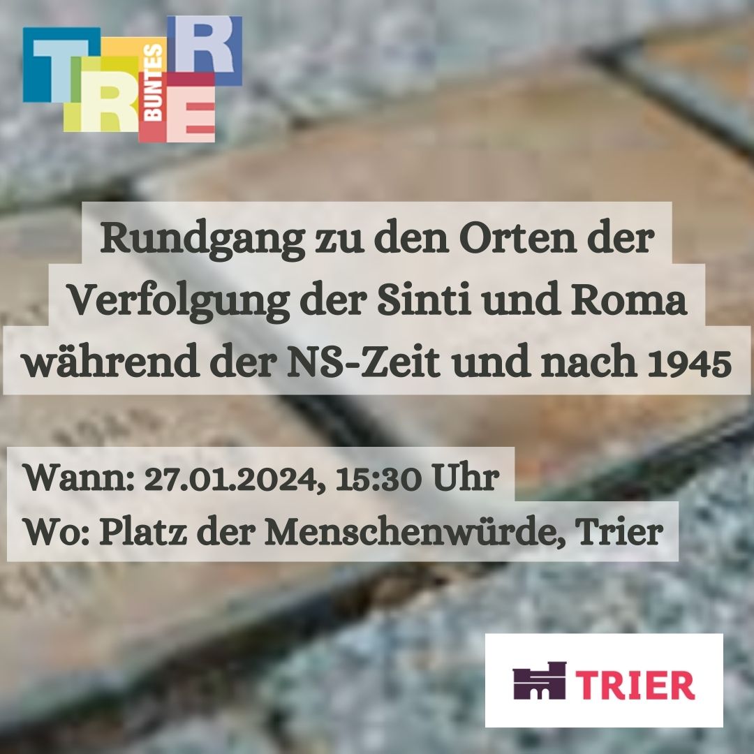 Rundgang zu den Orten der Verfolgung der Sinti und Roma whrend der NS Zeit und nach 1945